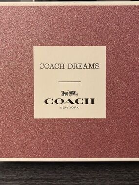 Coach Glittery Rose Gold 'Coach Dreams' Box